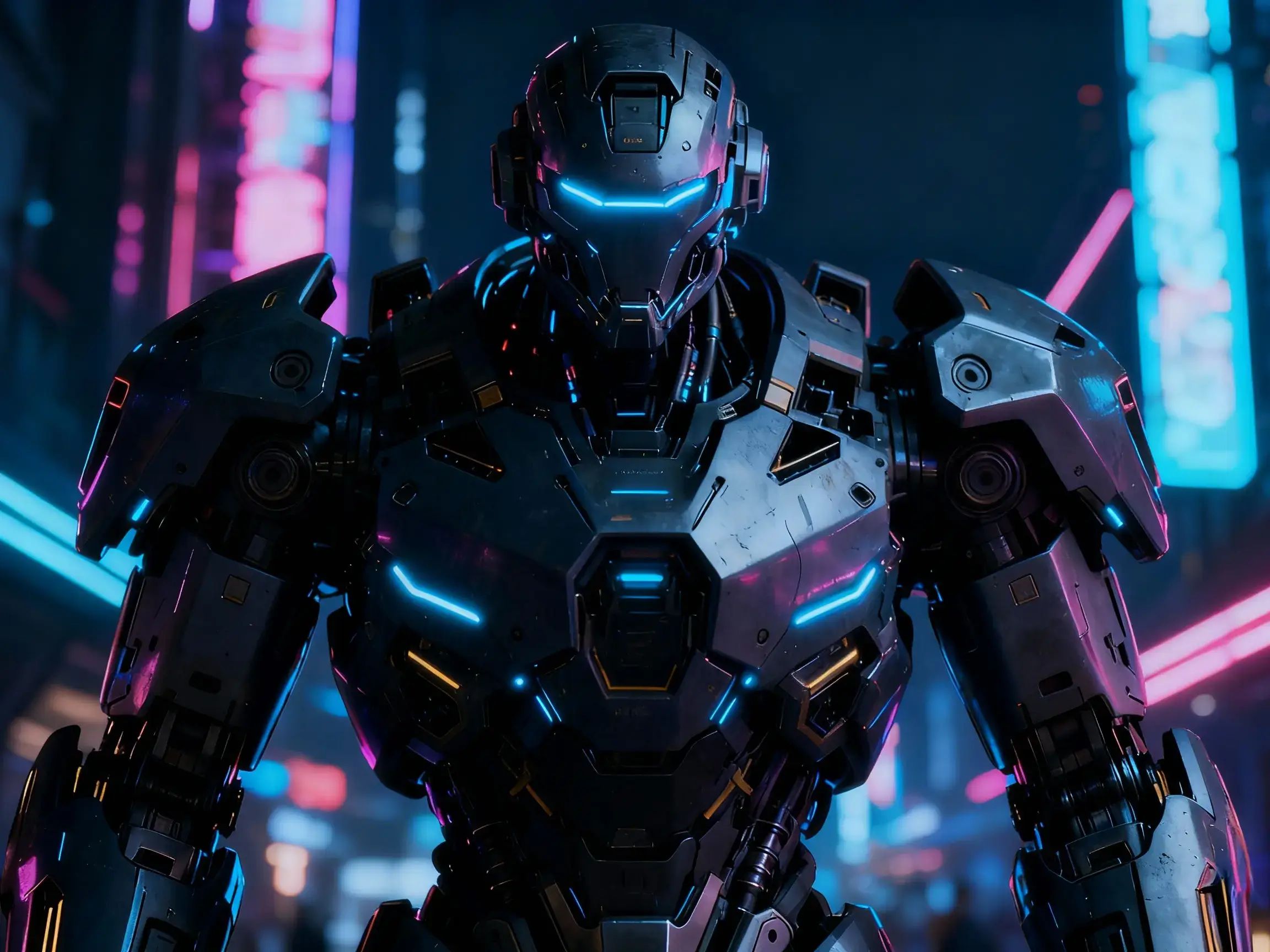 AI Cyberpunk-Stil